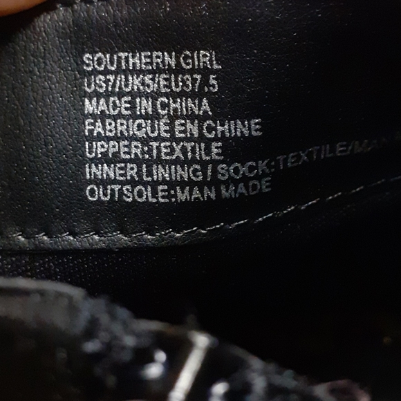 Size 7 Rhinestone Western Heels - Picture 5 of 5